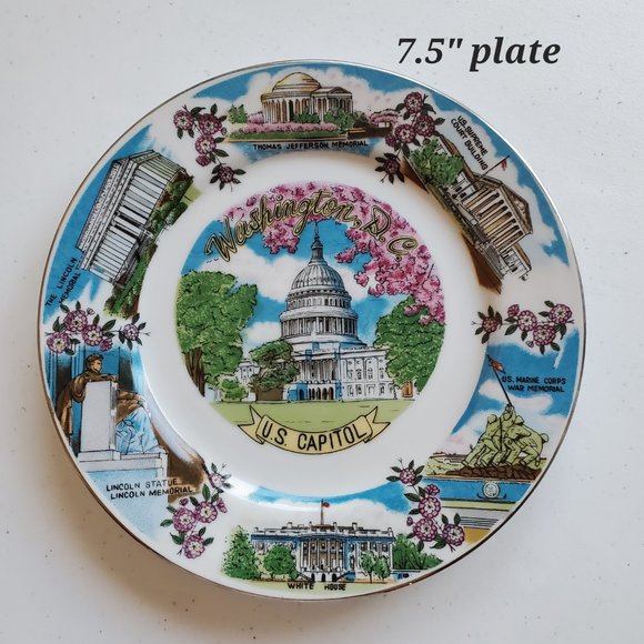 Commemorative Washington D.C. Plate - Picture 4 of 5